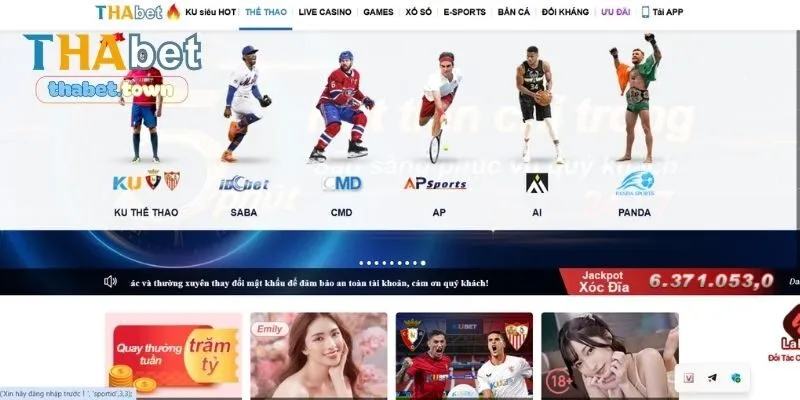 Các Môn Thể Thao Cá Cược Tại Thabet